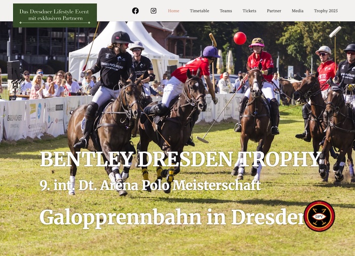 Bentley Dresden Trophy Website
